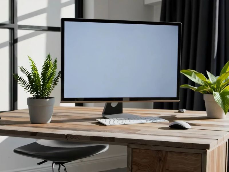 prelepa kancelarija sa ergonomskim dodatcima